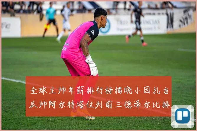 全球主帅年薪排行榜揭晓小因扎吉瓜帅阿尔特塔位列前三德泽尔比排名第六